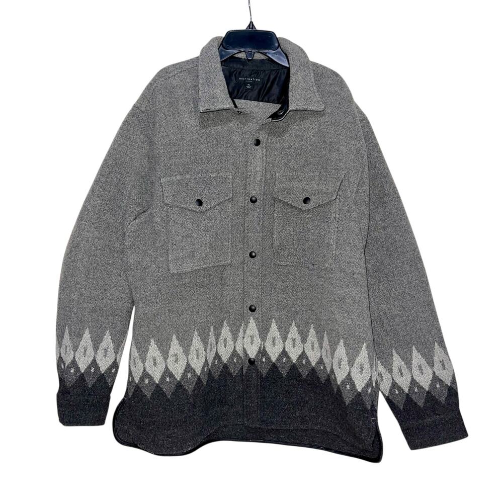 J Crew Wool Blend Jacket Shacket - image 4